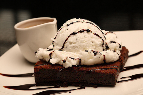 Ice-Cream, Brownie, Chocolate