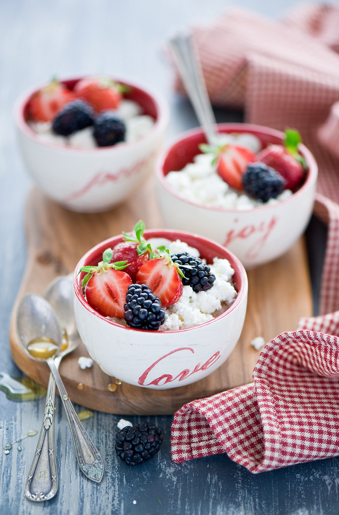Berries and Cottage Cheese