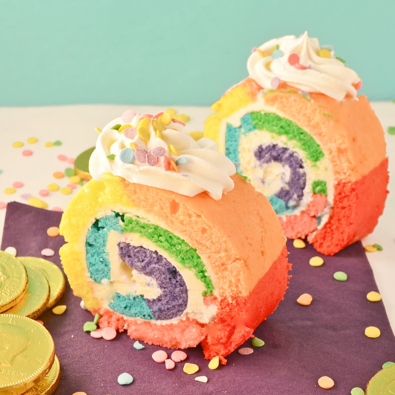 Recipe: Rainbow Cake Roll