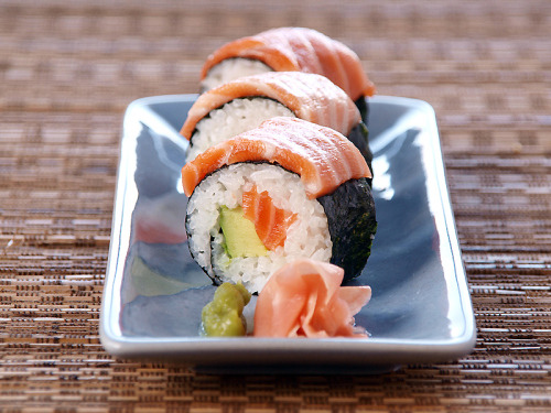 Salmon Avocado Sushi