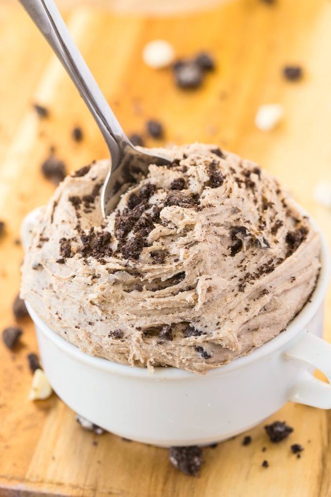 Healthy Cookies & Cream Dip for One